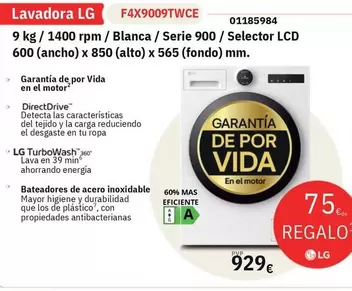LG - F4X90009TWCE
