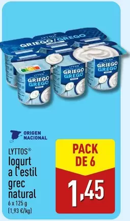Grego - logurt a l'estil grec natural