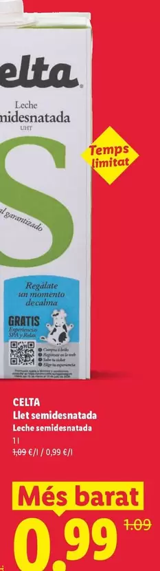 Celta - Leche Semidesnatada