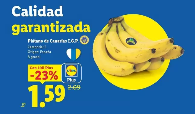 Plátano De Canarias I.G.P.