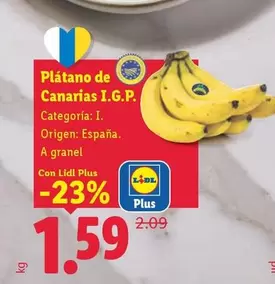Platano De Canarias I.G.P.