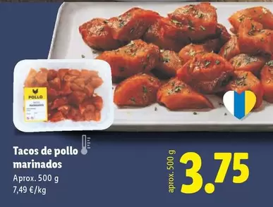 Tacos De Pollo Marinados