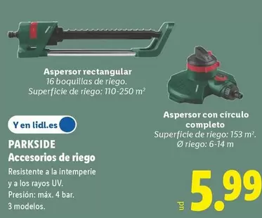 Parkside - Accesorios De Riego