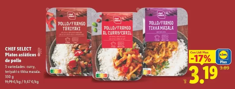 Chef Select - Platos Asiáticos De Pollo 