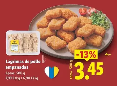 Lágrimas De Pollo Empanadas