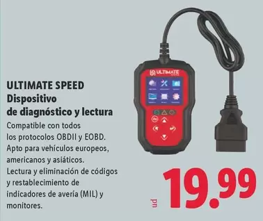Ultimate Speed - Ultimate Speed Dispositivo De Diagnostico Y Lectura