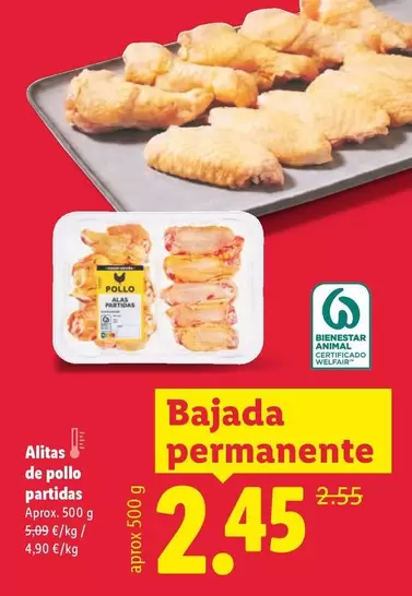 Alitas De Pollo Partidas