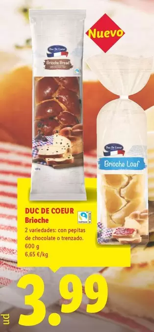 Duc De Coeur - Brioche