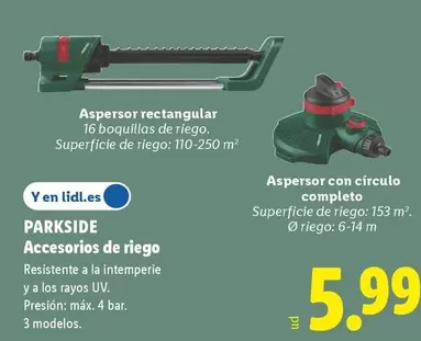 Parkside - Accesorios De Riego
