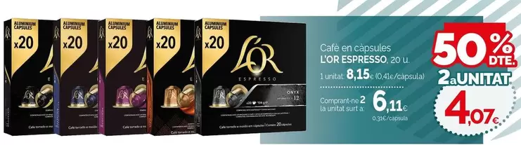 Cafe L'Or - Cafe En Capsules