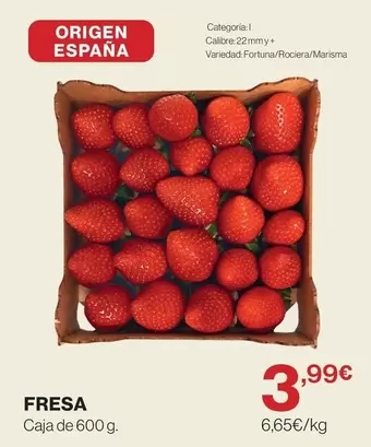 origen - Fresa
