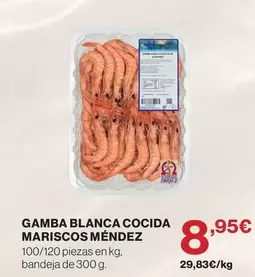 Gamba Blanca Cocida Mariscos Mendez