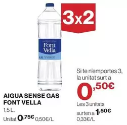 Font Vella - Aigua Sense Gas