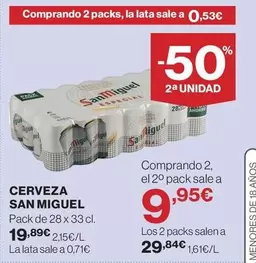 San Miguel - Cerveza