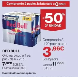 Red Bull - Original O Sugar Free