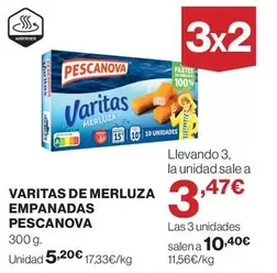 Pescanova - Varitas De Merluza Empanadas