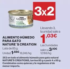 Purina - Alimento Humedo Para Gato Nature's Creation