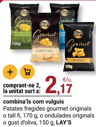 Lay's - Patates Fregides Gourmet Originals O Tall Fi