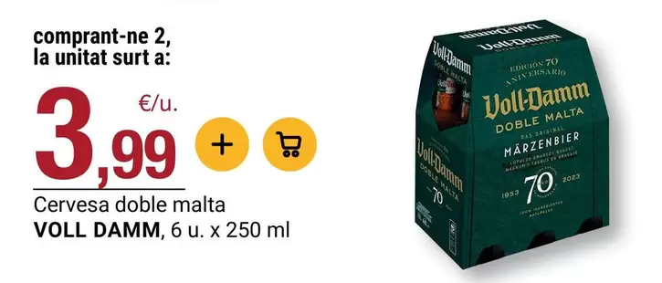 Voll-Damm - Cervesa Doble Malta
