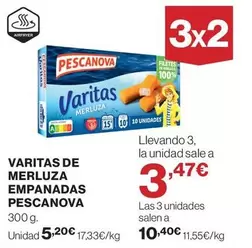 Pescanova - Varitas De Merluza Empanadas