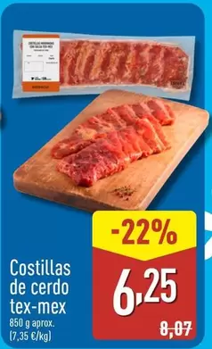 Costillas De Cerdo Tex-Mex