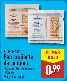 El Horno - Pan Crujiente De Centeno