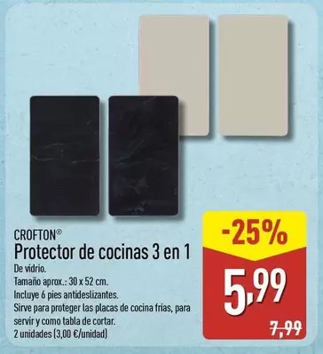 Crofton - Protector De Cocinas 3 En 1