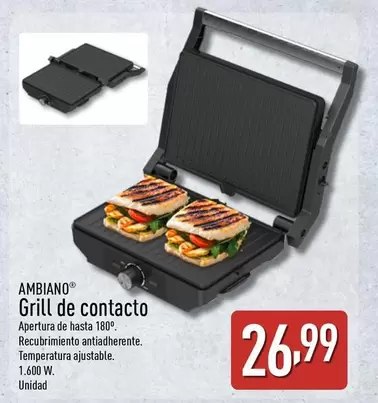 Ambiano - Grill De Contacto