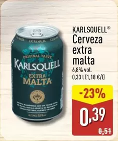 Karlsquell - Cerveza Extra Malta