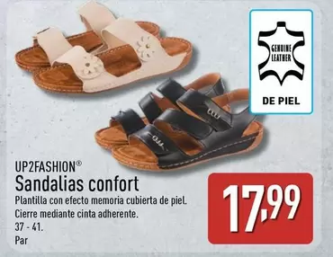 Up 2 Fashion - Sandalias Confort