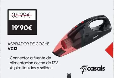 casals - Aspirador De Coche Vc12