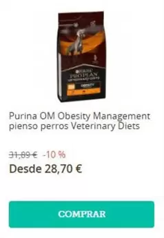 Purina - Puma OM Obesity Management Pienso Perros Veterinary Diets