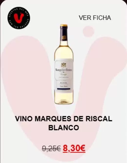 Marqués De Riscal - Vino Blanco