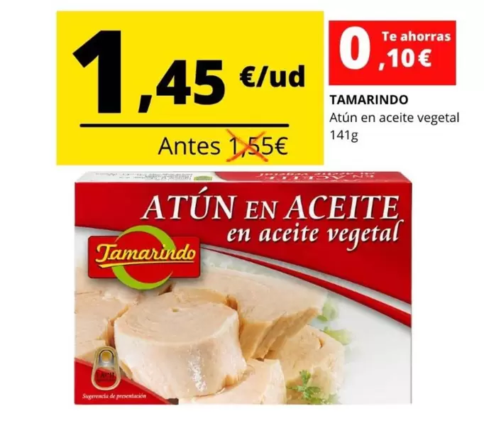 Tamarindo - Atún En Aceite Vegetal