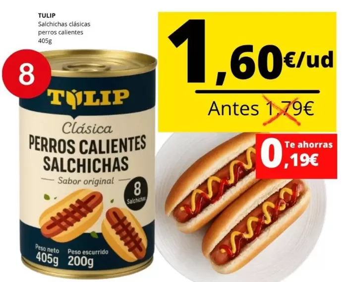 Tulip - Salchichas Clásicas Perros Calientes