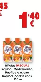 Pascual - Bifrutas Tropical, Mediterráneo, Pacífico O Avena Tropical