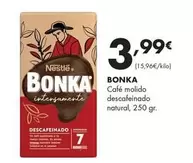 Bonka - Café Molido Descafeinado Natural