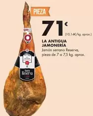 La Antigua Jamoneria - Jamon Serrano Reserva