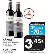 Añares - Vino Tinto Reserva D.O. Rioja