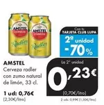 Amstel - Cerveza Radler Con Zumo Natural De Limon