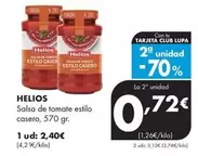 Helios - Salsa De Tomate Estilo Casero