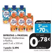 Pascual - Bifrutas De Tropical, Mediterráneo O Pacífico