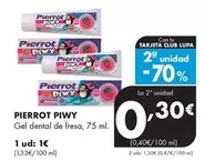 Pierrot - Piwy Gel Dental De Fresa