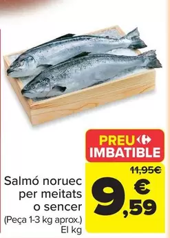 Salmó Noruec Per Meitats O Sencer