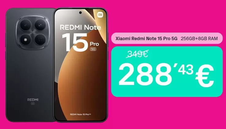 Xiaomi - Redmi Note 15 Pro 5g 256gb+8gb
