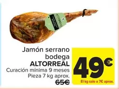 Altorreal - Jamón Serrano Bodega 