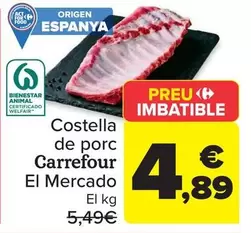 Carrefour El Mercado - Costilla De Cerdo