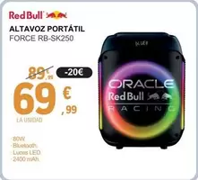 Red Bull - Altavoz Portatil