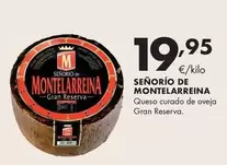 Señorío De Montelareina - Queso Curado De Oveja Gran Reserva