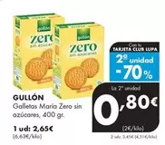 Gullón - Galletas Maria Zero Sin Azucares